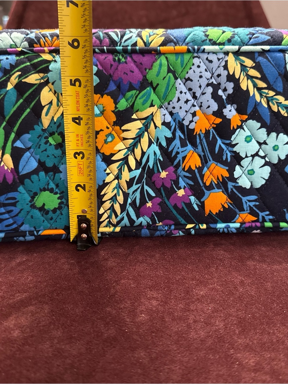 NWT Vera Bradley Pleated Tote in Midnight Blues - Picture 9 of 9